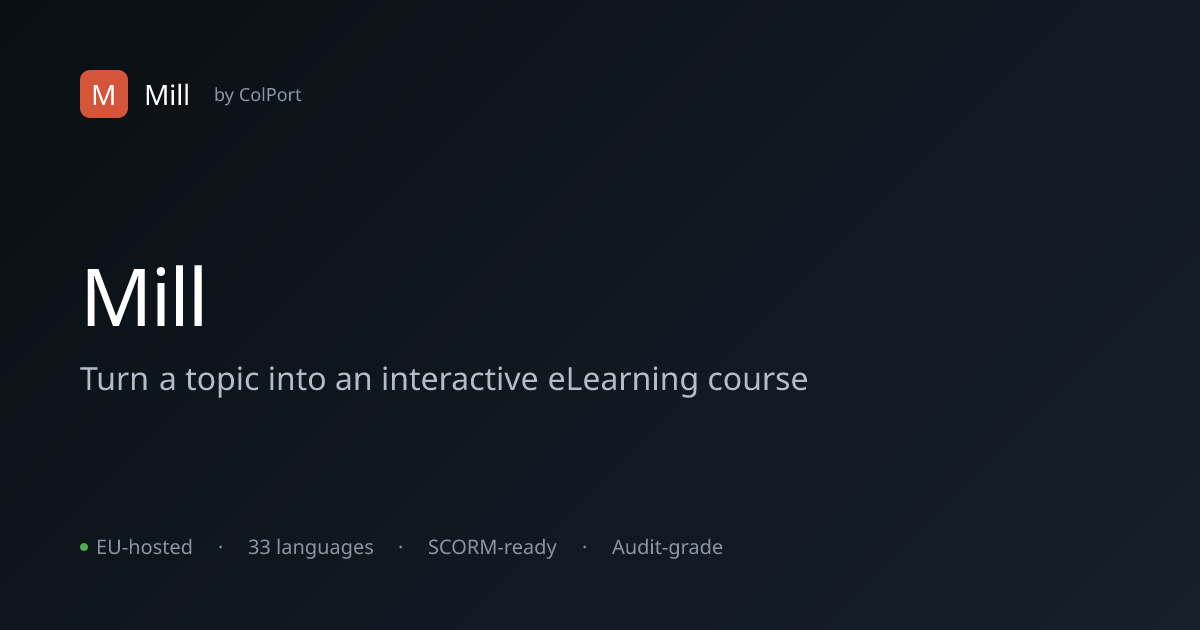 Turn a topic, document, idea, or case into an interactive eLearning ...
